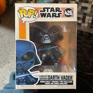 Disney Star Wars Funko Pop Figure #426 concept series Darth Vader bobble head